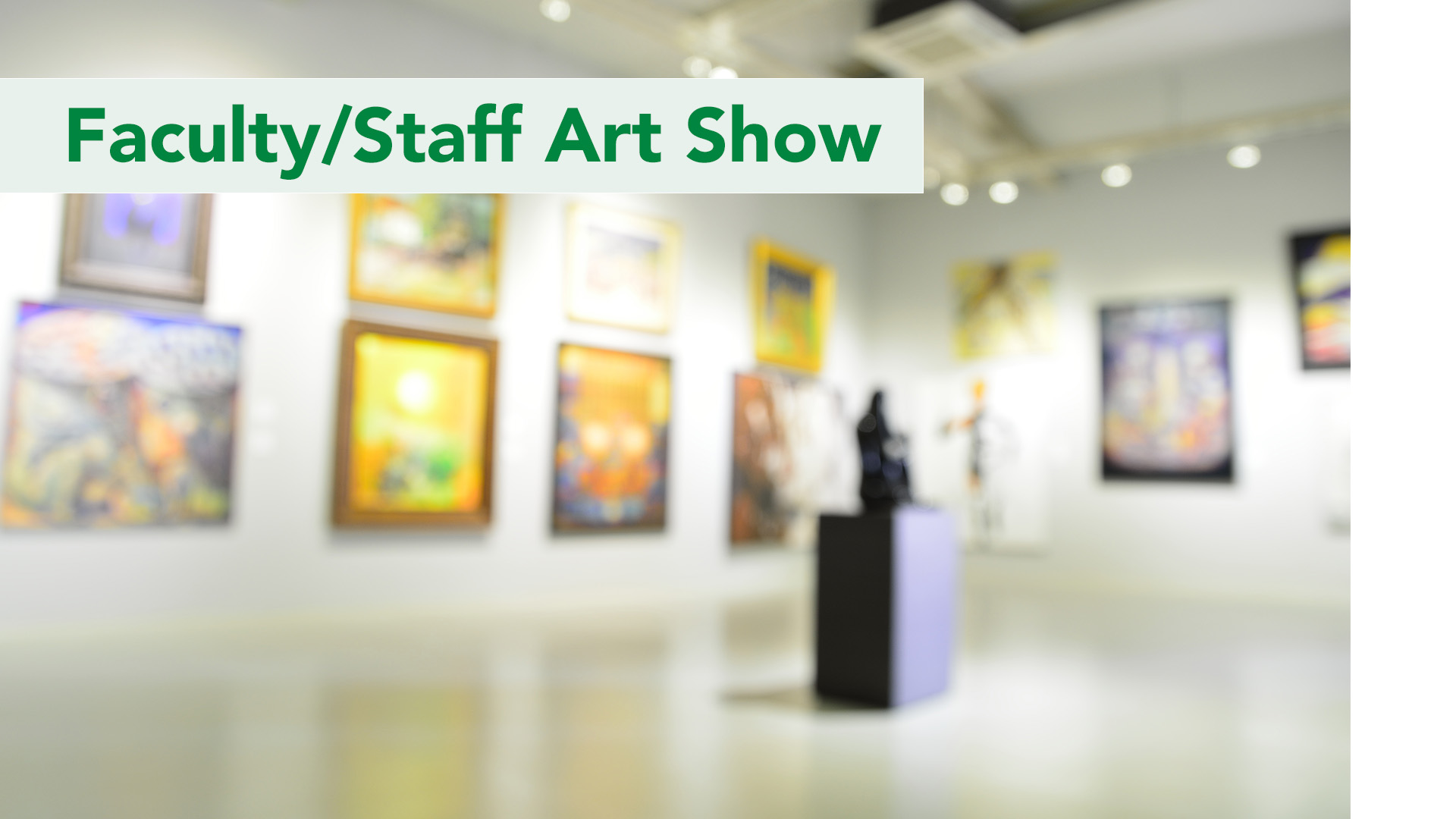 The Faculty/Staff Art Show at SMC begins February 16, 2027.