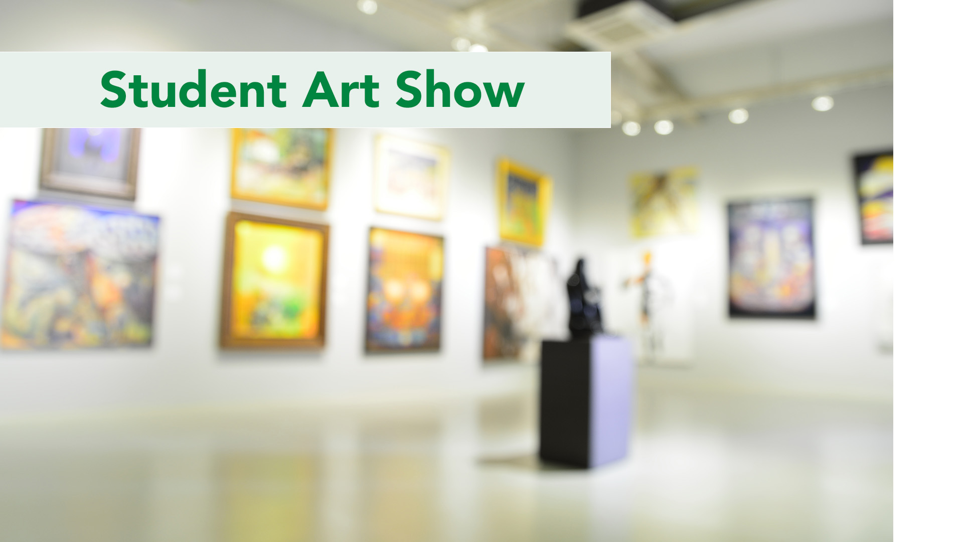 The Student Art Show at SMC begins April 13, 2027.