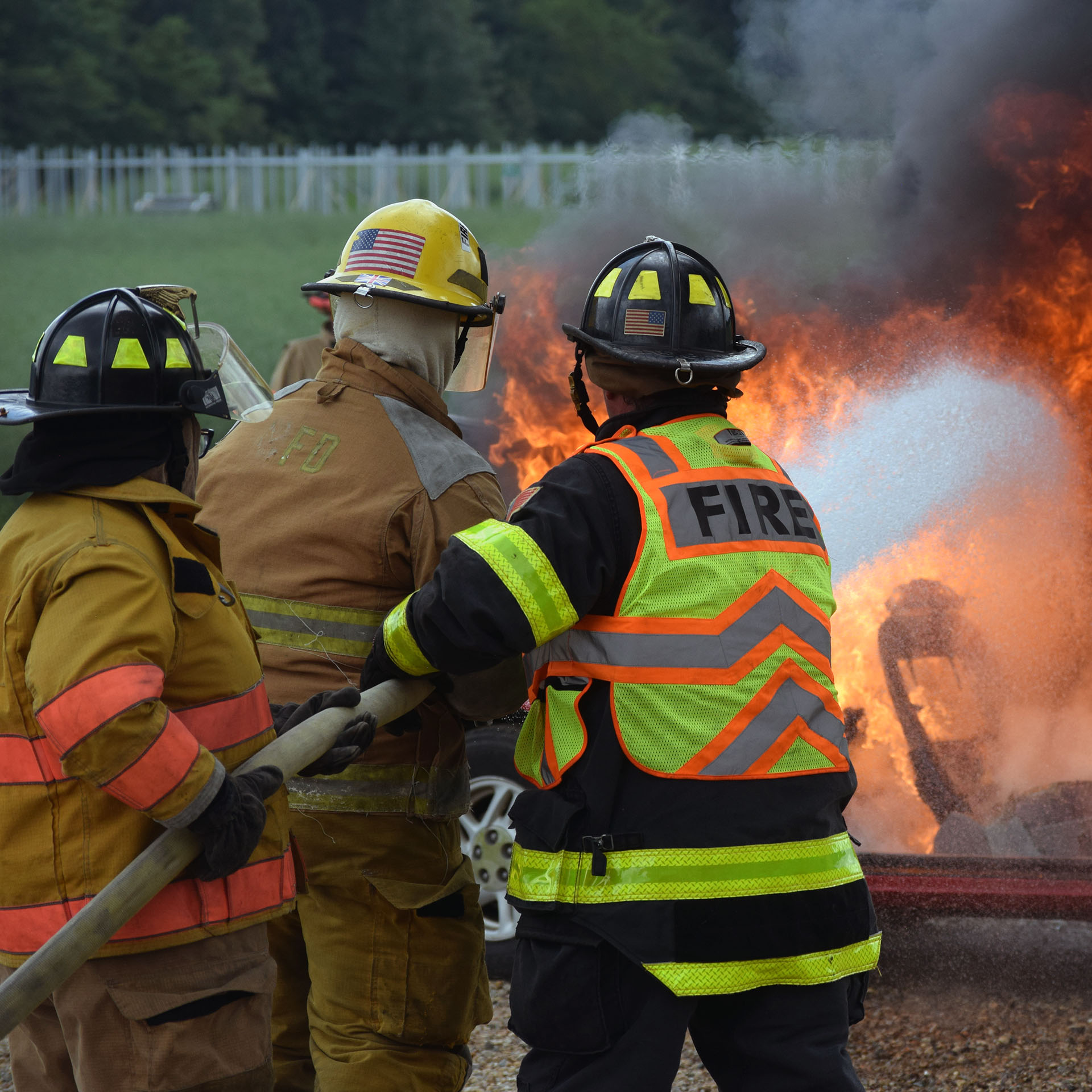 Dousing an inferno