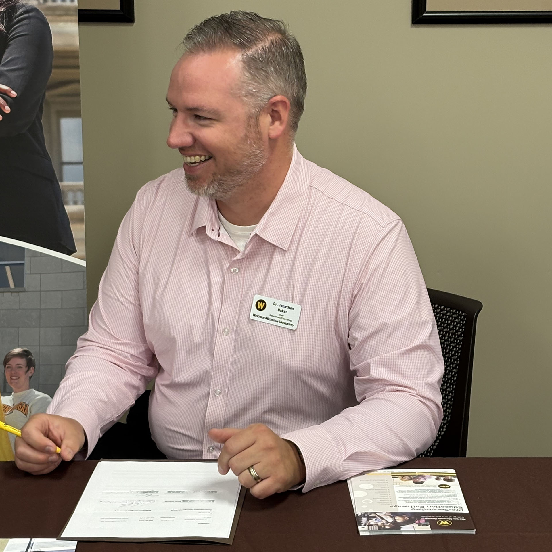 WMU Psychology Department Chair Dr. Jonathan Baker