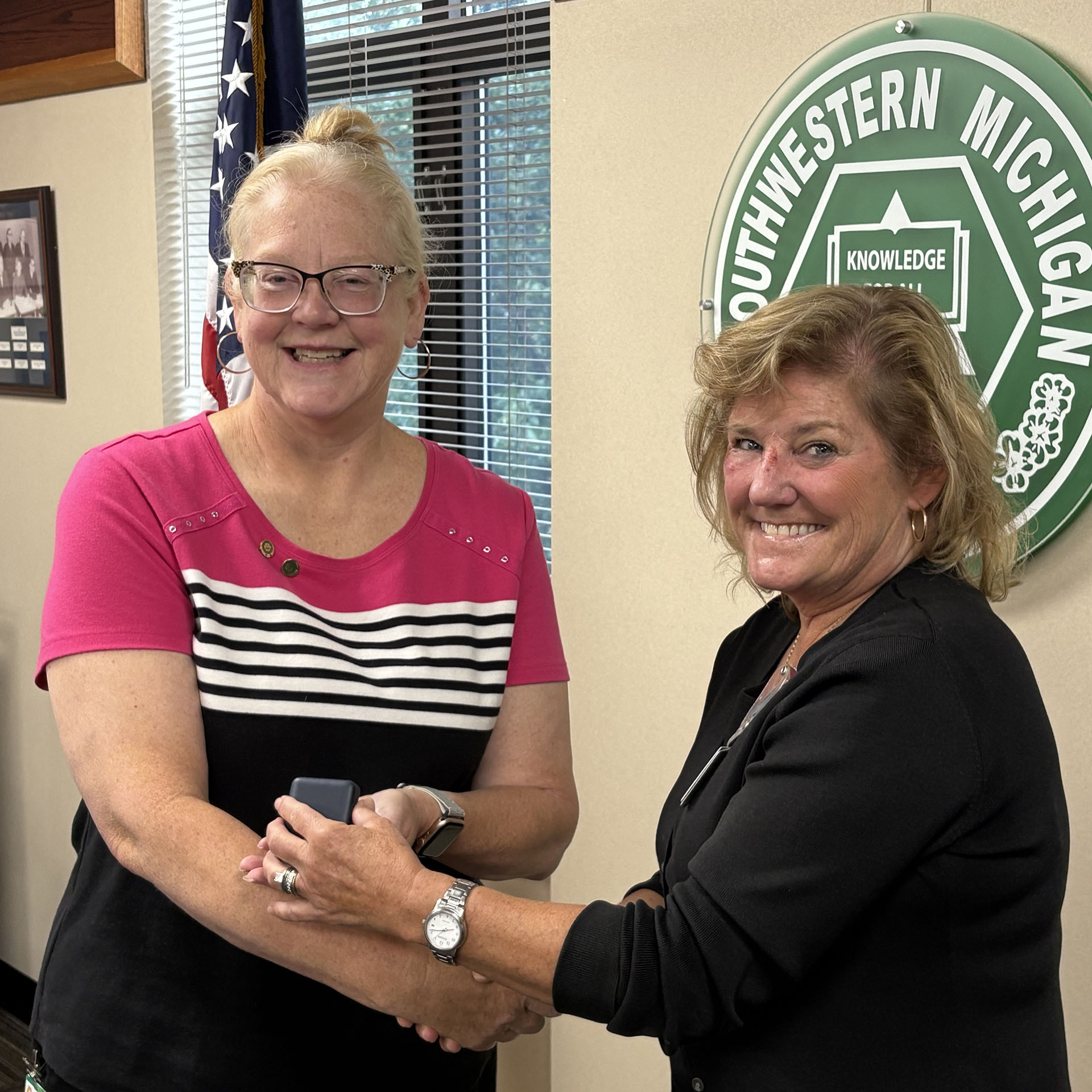 Gail Shirey, 15 years; Trustee Beth Cripe