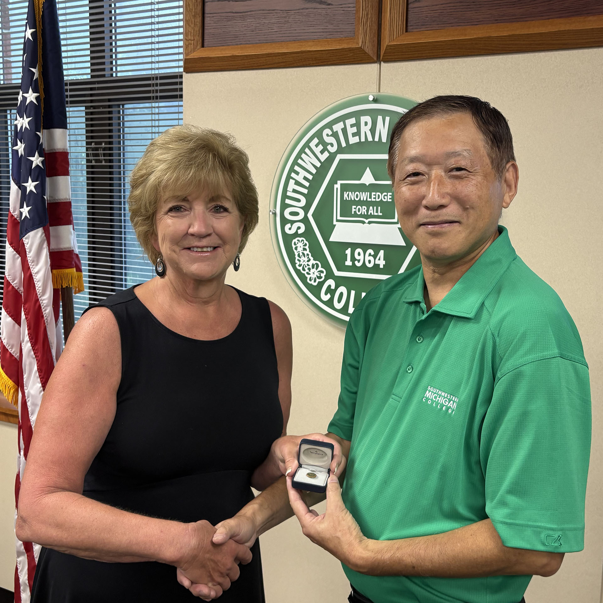 Trustee Dr. Elaine Foster, John Yu of Granger, 10 years