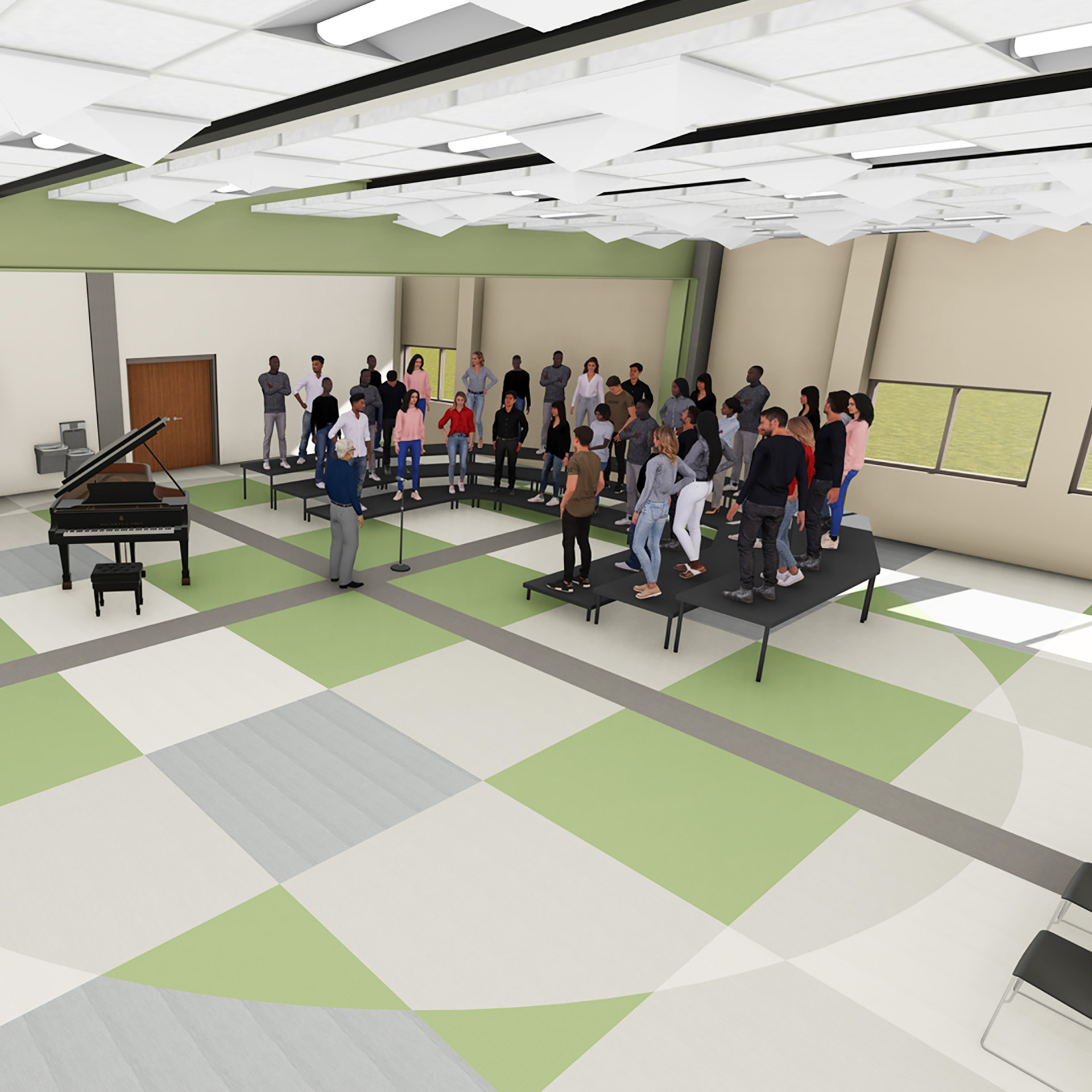 Choir in the round