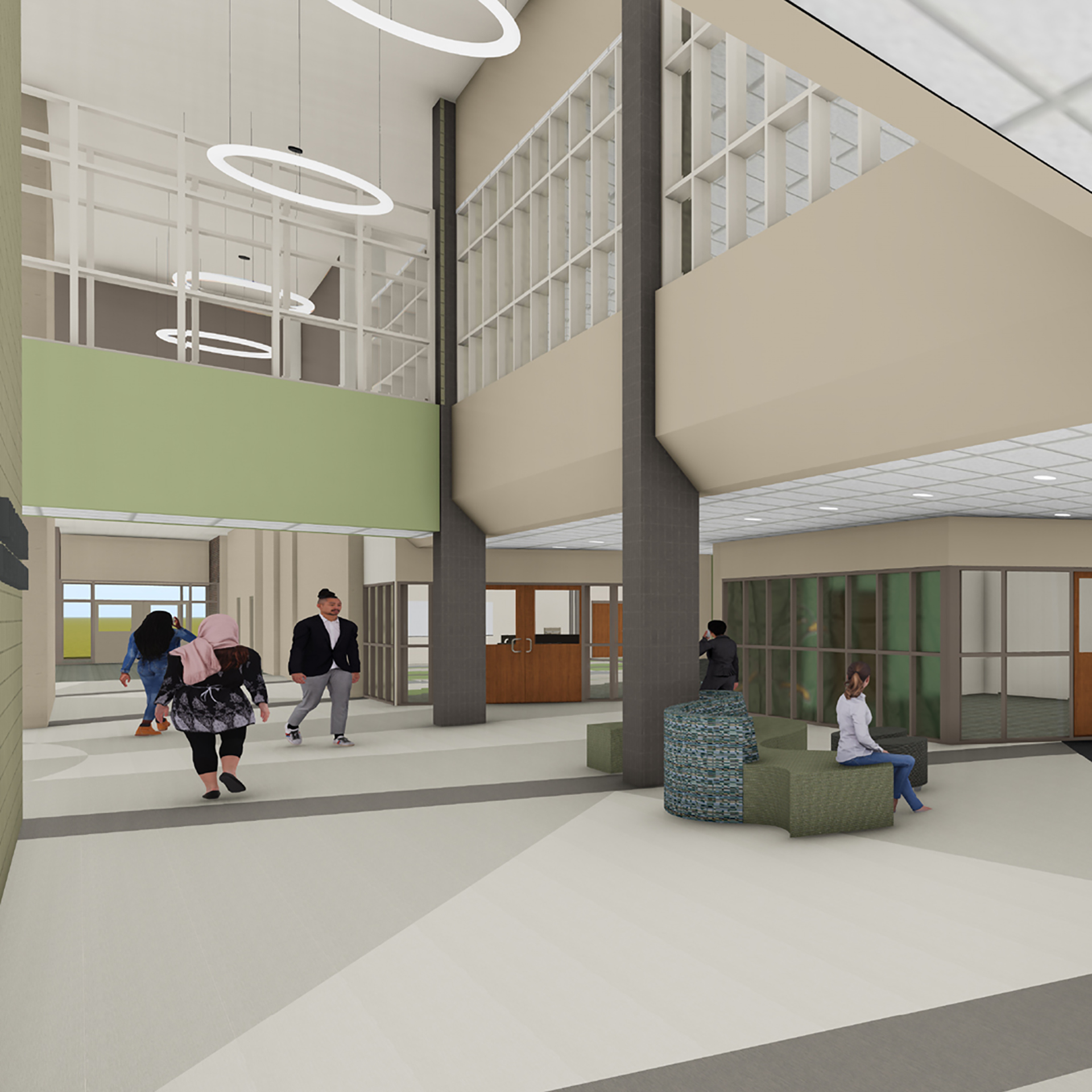 Refreshed Lyons lobby