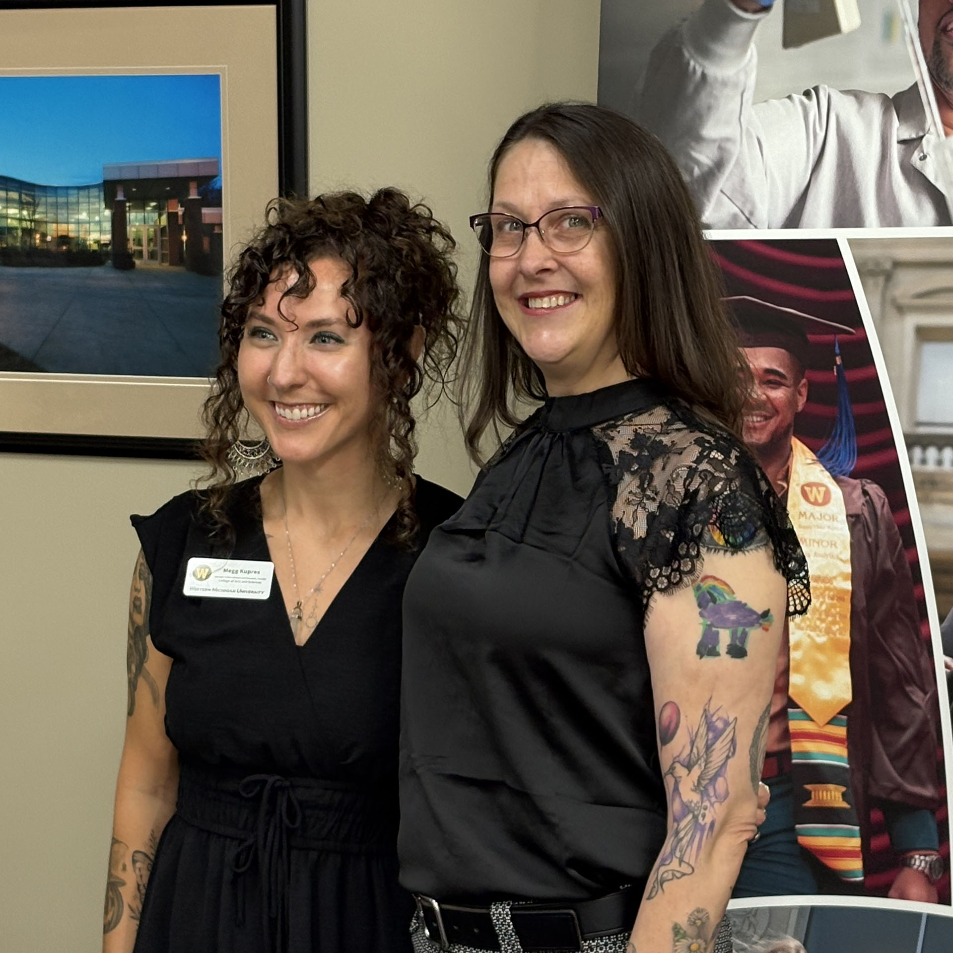 Megg Kupres of WMU, SMC Psychology Professor Christy Tidd