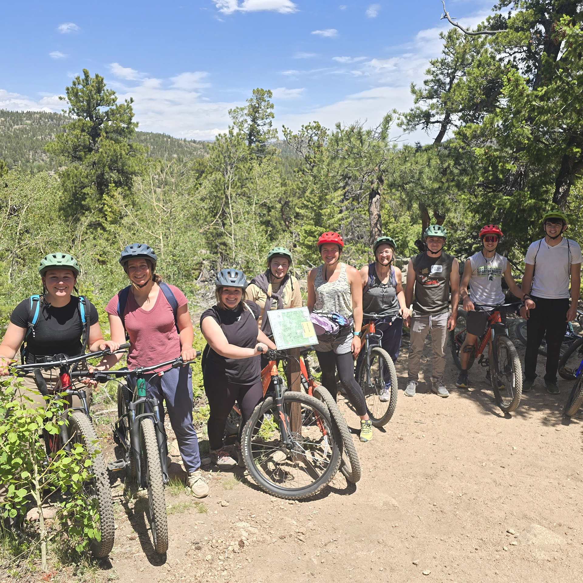 Mountain biking