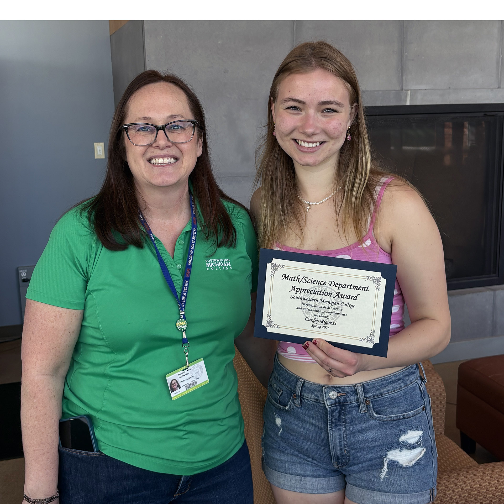 Deirdre Kirk, Oakley Rigozzi