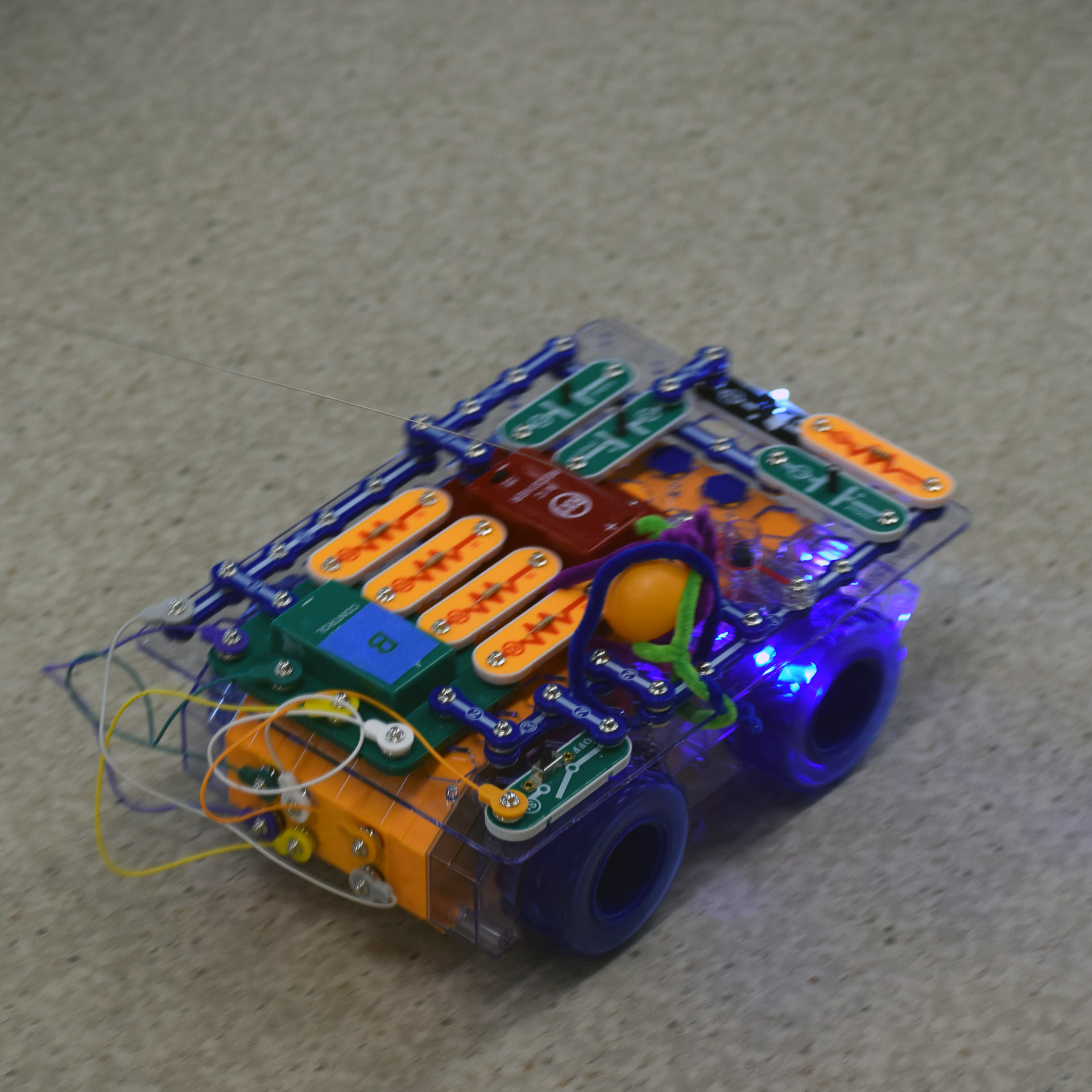 A Snap Rover delivers its payload