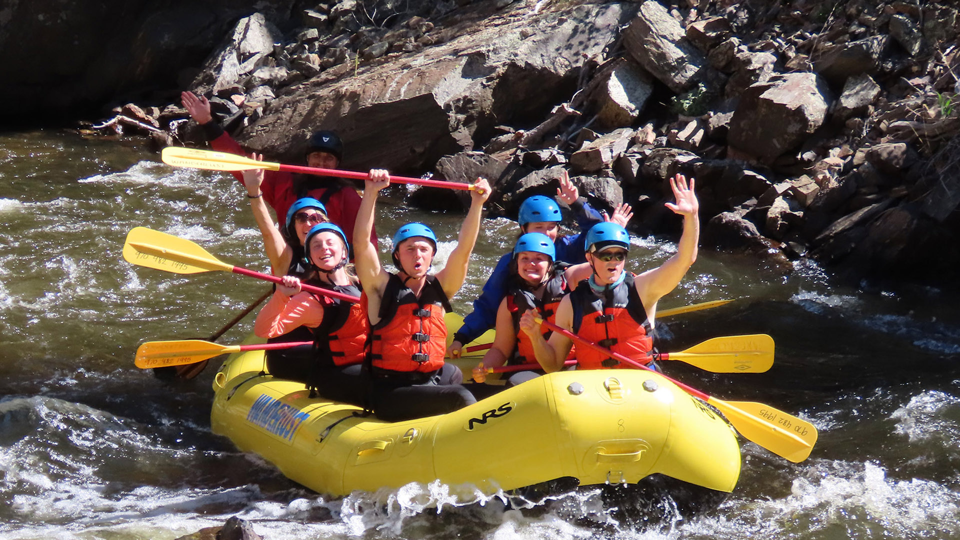 Whitewater rafting